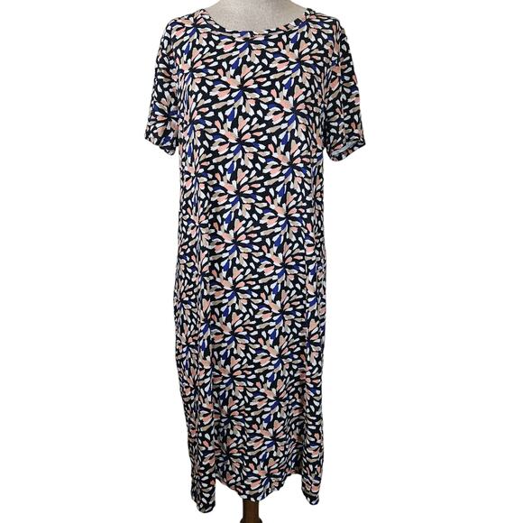 Multicolor Tee Shirt Dress Size Large - Picture 1 of 5
